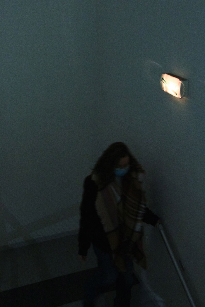 photo cinematique dans des escaliers