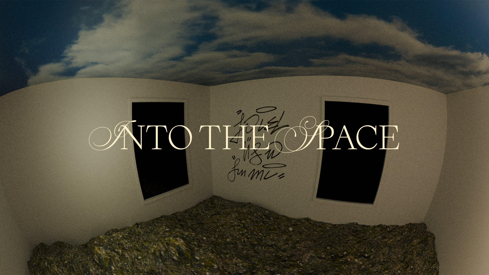 into the space